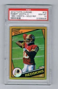 2012 Chrom 1984 Gold Refractors #10 Robert Griffin III PSA 10/75 - Bild 1 von 1