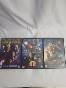 Iron man, Iron man 2 and Iron man 3 dvd collection - Picture 1 of 5