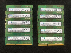 40GB (10X4GB) SAMSUNG 4GB 1Rx8 PC3L-12800S LAPTOP MEMORY DDR3-1600 RAM - Picture 1 of 2