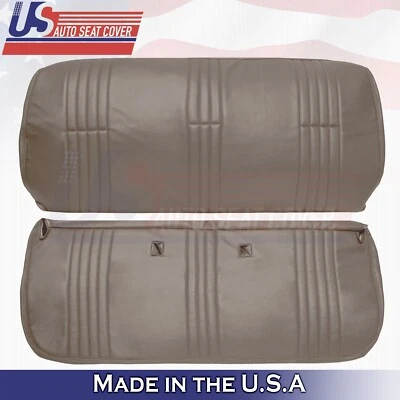1995 For GMC Sierra C/K 1500 2500 3500 Top & Bottom Bench Vinyl Seat Covers Tan - Image 1 of 4