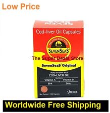 Seven Seas Cod Liver Oil - 100 capsules for a healthy immune system - LOW Price