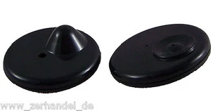 1000 RF EAS Hartetiketten R50 schwarz 8.2MHz Ø50 Warensicherung Artikelsicherung - Bild 1 von 3