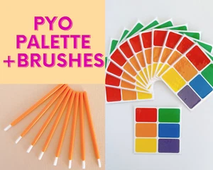 10/25/50/100 Value Pack with Brushes Paint Your Own PYO Cookie Icing Palette - Picture 1 of 7