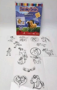 Vintage Shrinky Dinks Spirit Staillion of Cimarron Plastic Pattern Sheets ONLY - Picture 1 of 7
