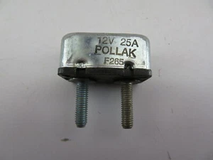 Autobús urbano Pollak F265 tránsito tipo 1 caja estilo 12V 25 AMP interruptor de circuito ciclista - Imagen 1 de 1