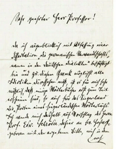 Autograph Wilhelm Schoof (1876-1975) Germanist Grimm-Forschung Jacob Heinzerling - Picture 1 of 4