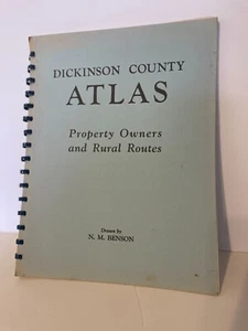 1950 Dickinson County Kansas Atlas Property Owners & Rural Routes - Picture 1 of 16