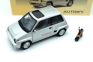 1/18 AUTOart Honda City Turbo II Sliver Model Car Condition C - Picture 1 of 6