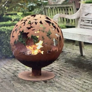 Woodland Leaves Feuerschale - Deko-Feuerstelle für den Außenbereich - Bild 1 von 3