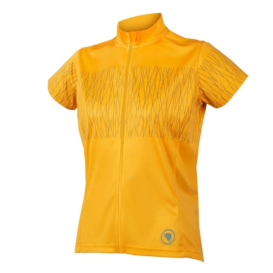 maglia a manica corta hummvee ray s/s jersey donna saffron Endura ciclismo - Immagine 1 di 1