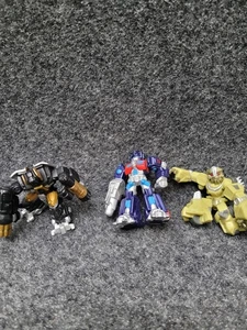 Transformers Robot Heroes Lot Optimus Prime Cheetor Blackout Action Figures Hasb - Picture 1 of 7