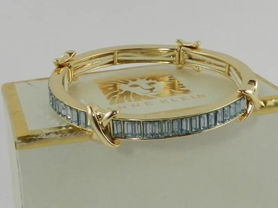 Pulsera elástica baguette cristal tono dorado Anne Klein Foto 1 de 3