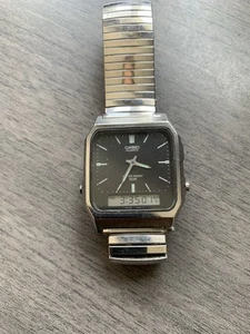 Vintage Casio Ana Digi watch full stainless steel - Picture 1 of 8