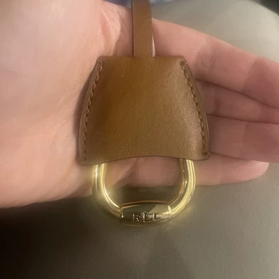 Ralph Lauren Gold Keyfob Handbag Saddle  Charm - Image 1 of 4
