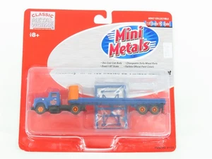 HO Scale CMW Mini Metals 31122 Roadway Tractor w/ 32' Flatbed Trailer Set - Picture 1 of 5