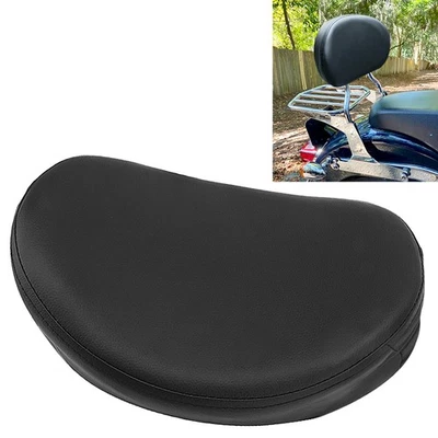 Passenger Sissy Bar Backrest Cushion Pad For Honda Yamaha Suzuki Universal - Image 1 of 4