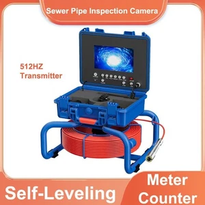 Sewer Pipe Inspection Camera  Meter Counter Self-Leveling 512HZ Transmitter DVR - Picture 1 of 20