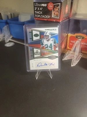 Darrelle Revis 2023 Panini AH DR - Plates & Patches All Hall  10/10 Auto NYJets - Image 1 of 2