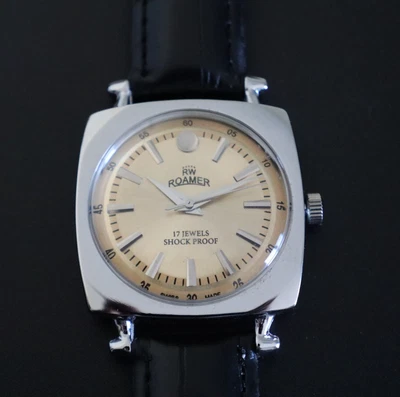 Vintage Roamer  Mechanical Manual‑win  17 - Jewel Movement S96 Men's Wrist Watch - Image 1 of 4