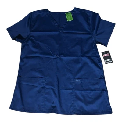 Camisa Médica Dickies Industrial Strength GD600 Azul Marino Para Mujer’s Talla Mediana Foto 1 de 2