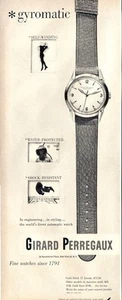 1952 Girard Perregaux Gyromatic self-winding water-protected...  Watch  PRINT AD - Picture 1 of 1