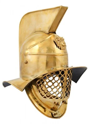 Battle-Merchant Gladiatoren Helm Pompeji, Messing - Griechen Römer  - Bild 1 von 4