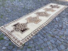 Turkish rug, Runner rug, Vintage rug, Handmade, Corridor, Wool | 3,9 x 12,2 ft 