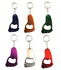 Keyrings Metal Colour Keychain Mixed Designs Stocking Filler Xmas Bottle Openers