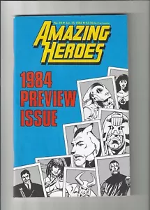 AMAZING HEROES #39 1984 PREVIEW ISSUE BLACK SUIT SPIDER-MAN PREVIEW SKETCH ART - Picture 1 of 2