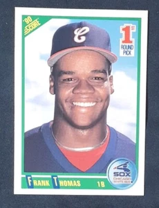 1990 Score #663 Frank Thomas RC 1st Round Pick HOF Chicago White Sox, Oakland A - Picture 1 of 7