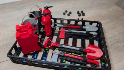 RC accessories: Flexible TPU Luggage Roof Rack, PLA 3D printed mini tools - Image 1 of 4