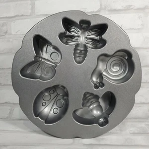 Nordic Ware Cake Cupcake Muffin Pan Garden Bugs - Picture 1 of 12