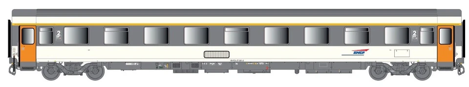 LS Models 40387 - Voiture VSE B9u Ex A9u, Corail SNCF logo casquette - HO (1:87) - Photo 1/1