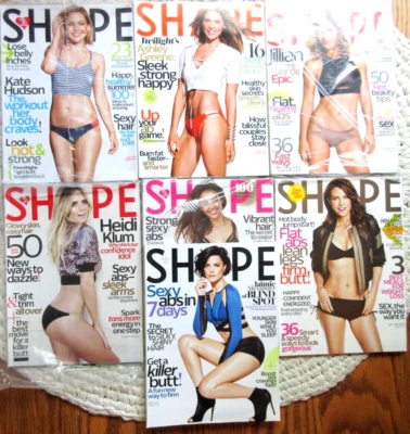 SHAPE MAGAZINE X7 2016 FITNESS WEIGHT LOSS RECIPES WORKOUTS JILLIAN KLUM HUDSON Foto 1 de 4