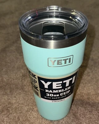 Yeti Rambler 30oz Tumbler Cup w/Magslider Lid Seafoam - Image 1 of 3