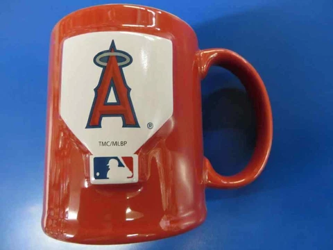 Los Angeles Angels Anaheim MLB Baseball Sports Gift Sculpted Ceramic Coffee Mug Cover