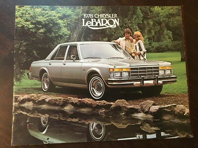 Chrysler LeBaron 1978 folleto de sala de exposición de ventas automáticas,  Foto 1 de 4