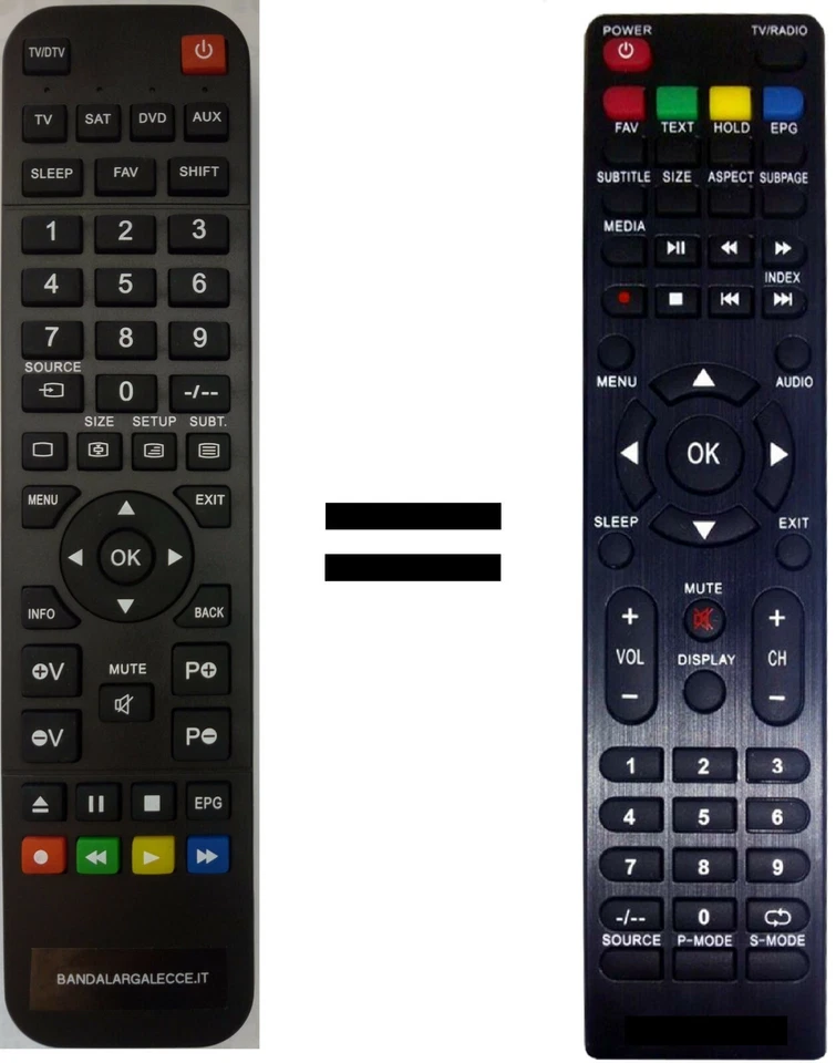 Telecomando gia' programmato per SCHAUB LORENZ - Immagine 1 di 1