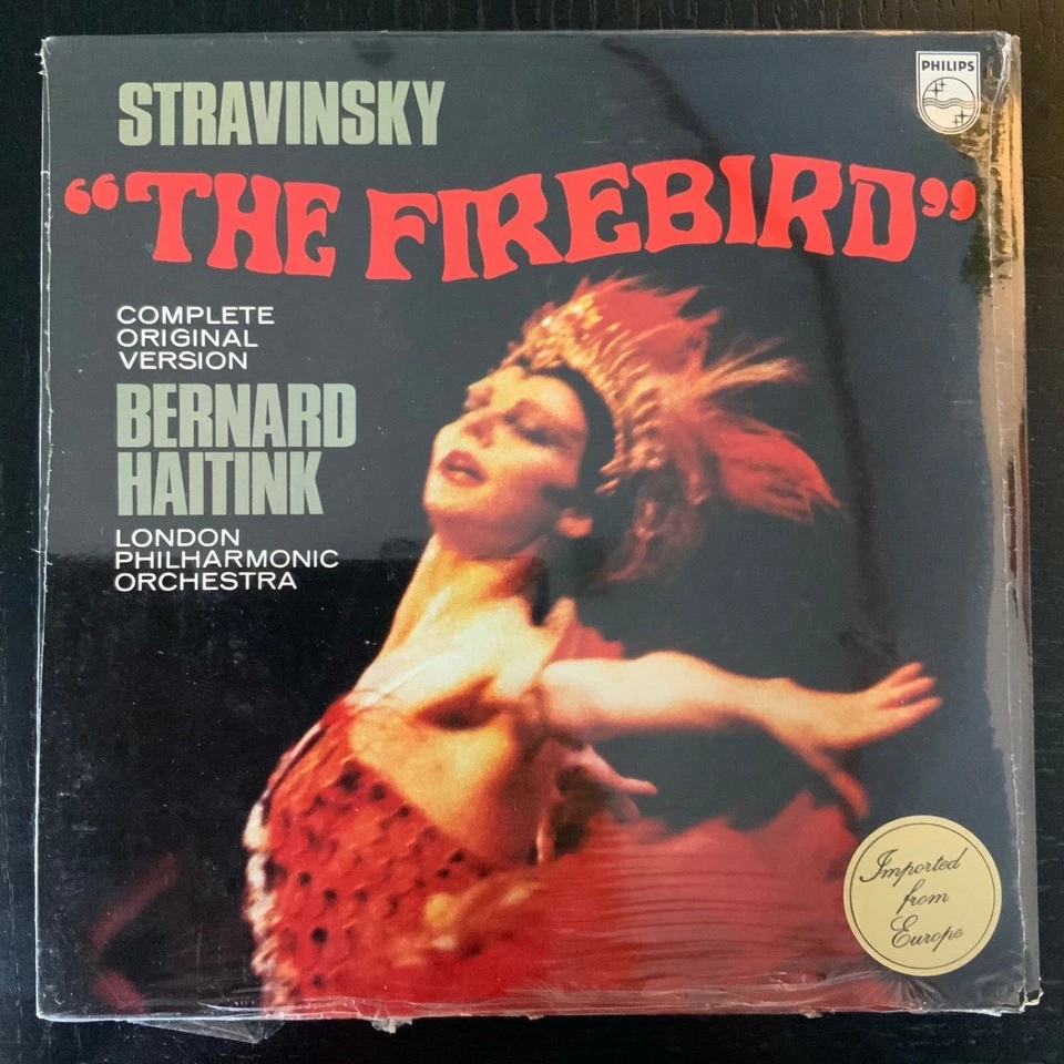 PHILIPS 6500 483-STRAVINSKY-THE FIREBIRD-HAITINK-ORIGINAL VINYL LP-IMPORT-SEALED - Image 1 of 2