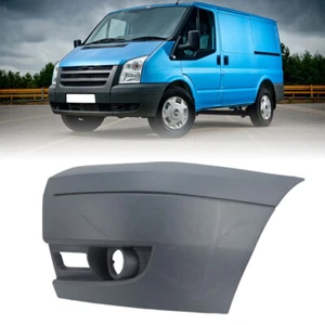 Left Side Front Bumper Corner Cap With Fog Lamp Hole For Ford Transit MK7 06-14 - Picture 1 of 11