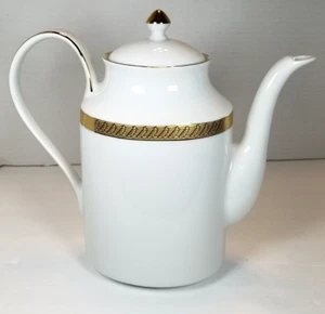 Centurion Collection 9414 Pure Gold  Coffee Pot, Tea  Pot .Made in Sri Lanka - Picture 1 of 12