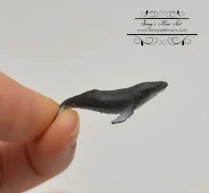 Miniature Humpback Whale 1 PC AW 11905 - Picture 1 of 4