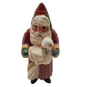 Vintage 1988 House of Hatten Santa verzauberte Wald Ente Ornament Denise Calla Neu mit Etikett. - Bild 1 von 8