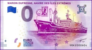 UEKZ / MARION DUFRESNE, NAVIRE ILES... / BILLET 0 € / NULL EURO-SCHEIN / 2019-4 - Picture 1 of 1