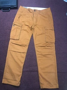 Levis Strauss & Co. Men’s Original Rivet Color Orange Tiger Size 34x32 Nice Cond - Picture 1 of 8