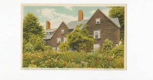 Postal De Colección - Vista al Jardín - La Casa de los Siete Tejados - Salem, MA - GC - Imagen 1 de 2
