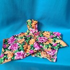 TONNER TYLER FLOWERED DRESS W/HANDKERCHIEF HEM