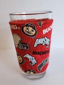 Ohio State Glas/To Go Kaffeetasse Cozy - Handarbeit - Bild 1 von 4
