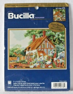 #4778 KIT DE AGUJA DE FLORES BUCILLA ERIN DERTNER ""APRIL COTTAGE"" - ¡NUEVO EN PAQUETE! - Imagen 1 de 2