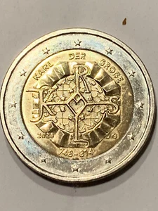 Verkaufe "2 Euro Gedenkmünze Karl Der Grose DG 748 -814 Selten. - Bild 1 von 2